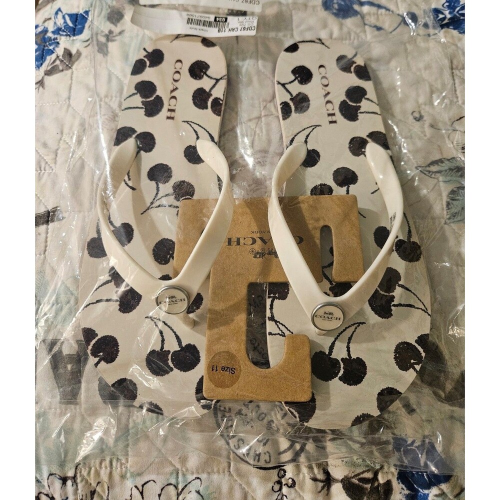 Coach flip-flops sz 11
